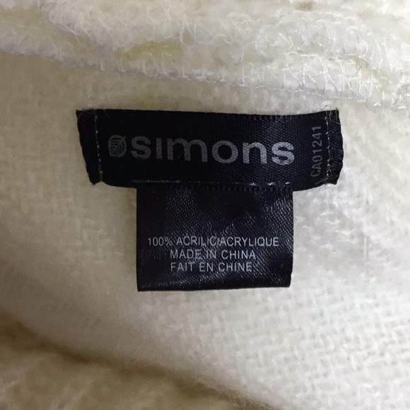 Simons Cowl Neck Cape Poncho EUC - Picture 5 of 5